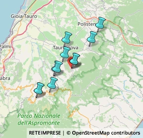 Mappa Corso Maresciallo Cosmano, 89010 Molochio RC, Italia (5.95)