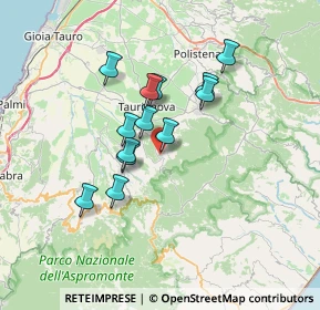 Mappa Corso Maresciallo Cosmano, 89010 Molochio RC, Italia (6.07923)