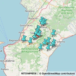 Mappa Contrada, 89010 Molochio RC, Italia (10.55333)