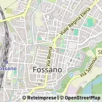 Mapa Fossano