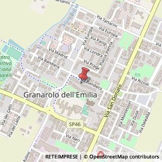 Mappa Via Irma Bandiera, 13/C2, 40057 Granarolo dell'Emilia, Bologna (Emilia Romagna)