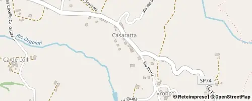 Mappa Vezzano sul Crostolo