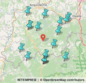 Mappa SP 210, 15010 Ponzone AL, Italia (8.13059)