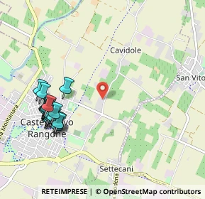 Mappa Via Cavidole, 41051 Castelnuovo Rangone MO, Italia (1.164)