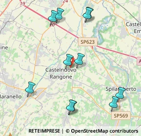 Mappa Via Cavidole, 41051 Castelnuovo Rangone MO, Italia (4.74091)