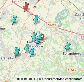 Mappa Via Cavidole, 41051 Castelnuovo Rangone MO, Italia (4.00636)