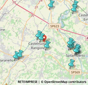 Mappa Via Cavidole, 41051 Castelnuovo Rangone MO, Italia (5.00733)