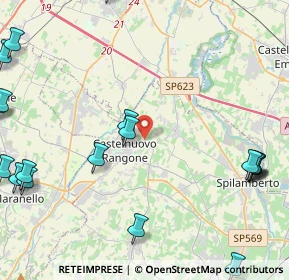 Mappa Via Cavidole, 41051 Castelnuovo Rangone MO, Italia (6.567)