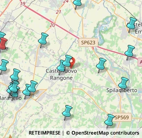 Mappa Via Cavidole, 41051 Castelnuovo Rangone MO, Italia (6.0775)