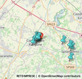 Mappa Via Cavidole, 41051 Castelnuovo Rangone MO, Italia (2.69417)