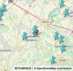 Mappa Via Cavidole, 41051 Castelnuovo Rangone MO, Italia (6.9725)