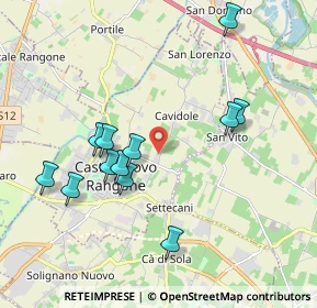 Mappa Via Cavidole, 41051 Castelnuovo Rangone MO, Italia (1.95417)