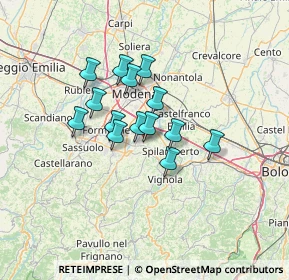 Mappa Via Cavidole, 41051 Castelnuovo Rangone MO, Italia (9.575)