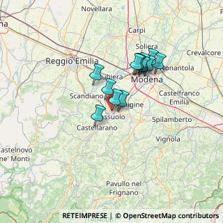 Mappa Via Parigi, 41049 Sassuolo MO, Italia (10.80923)