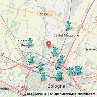 Mappa Via Allende, 40013 Bologna BO, Italia (5.01385)