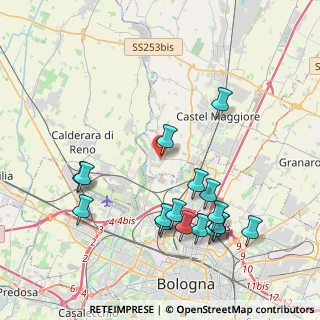 Mappa Via Allende, 40013 Bologna BO, Italia (4.43647)
