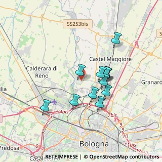 Mappa Via Allende, 40013 Bologna BO, Italia (2.95167)