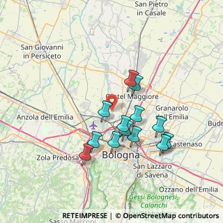 Mappa Via Allende, 40013 Bologna BO, Italia (6.38538)