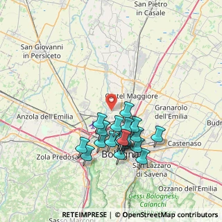 Mappa Via Allende, 40013 Bologna BO, Italia (6.7625)