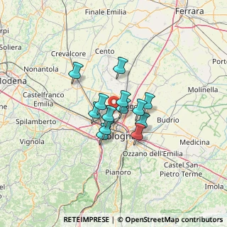 Mappa Via Allende, 40013 Bologna BO, Italia (8.16692)