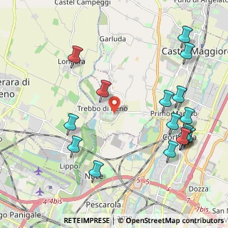 Mappa Via Allende, 40013 Bologna BO, Italia (2.54063)