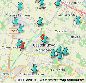 Mappa Via Giotto, 41051 Castelnuovo Rangone MO, Italia (2.4305)