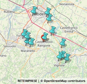 Mappa Via Giovanni Cimabue, 41051 Castelnuovo Rangone MO, Italia (7.04)