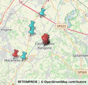Mappa Via Giovanni Cimabue, 41051 Castelnuovo Rangone MO, Italia (2.06667)