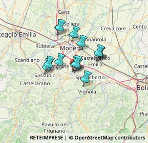 Mappa Via Giotto, 41051 Castelnuovo Rangone MO, Italia (9.13429)