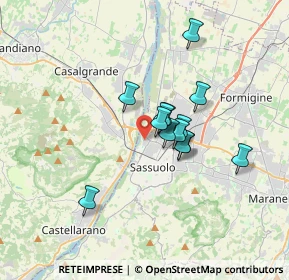 Mappa Via Curtatone, 41049 Sassuolo MO, Italia (2.47769)