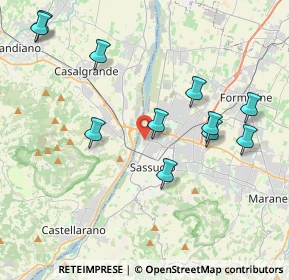 Mappa Via Curtatone, 41049 Sassuolo MO, Italia (4.32273)