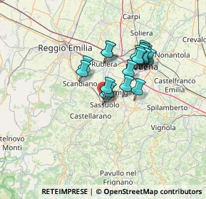 Mappa Via Curtatone, 41049 Sassuolo MO, Italia (10.692)