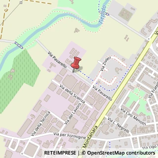 Mappa Via Pavarello, 21 - 21 / A-B-C, 41051 Castelnuovo Rangone, Modena (Emilia Romagna)