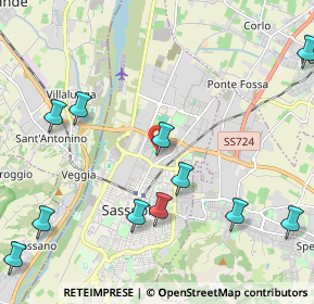 Mappa Via Frati Str. Alta, 41049 Sassuolo MO, Italia (2.70455)