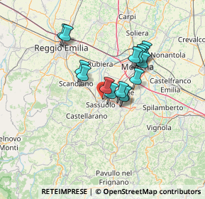 Mappa Via Frati Str. Alta, 41049 Sassuolo MO, Italia (10.7925)