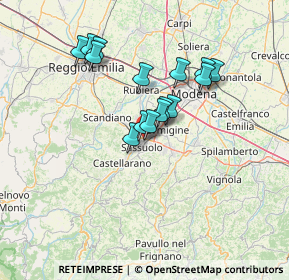 Mappa Via Frati Str. Alta, 41049 Sassuolo MO, Italia (11.438)