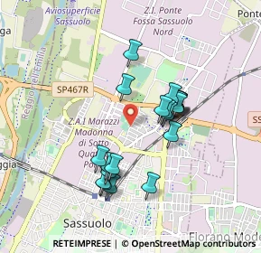 Mappa Via Frati Str. Alta, 41049 Sassuolo MO, Italia (0.771)