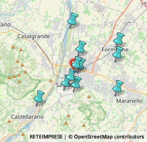 Mappa Via Frati Str. Alta, 41049 Sassuolo MO, Italia (3.04545)