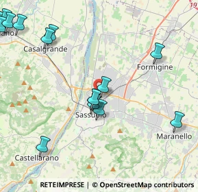 Mappa Via Frati Str. Alta, 41049 Sassuolo MO, Italia (5.72875)