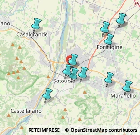 Mappa Via Frati Str. Alta, 41049 Sassuolo MO, Italia (4.27417)