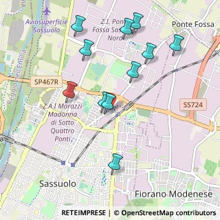 Mappa Via Radici in Piano, 41049 Sassuolo MO, Italia (1.05091)
