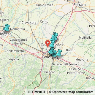 Mappa Via P. Golfieri, 40013 Castel Maggiore BO, Italia (13.43833)