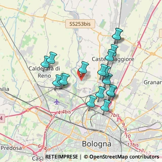 Mappa Via P. Golfieri, 40013 Castel Maggiore BO, Italia (3.26944)