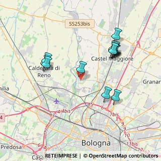 Mappa Via P. Golfieri, 40013 Castel Maggiore BO, Italia (3.92214)