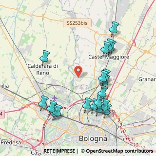 Mappa Via P. Golfieri, 40013 Castel Maggiore BO, Italia (4.40105)
