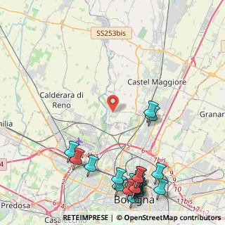 Mappa Via P. Golfieri, 40013 Castel Maggiore BO, Italia (6.153)