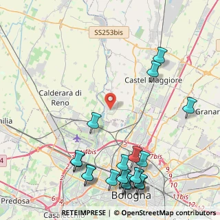 Mappa Via P. Golfieri, 40013 Castel Maggiore BO, Italia (5.86)