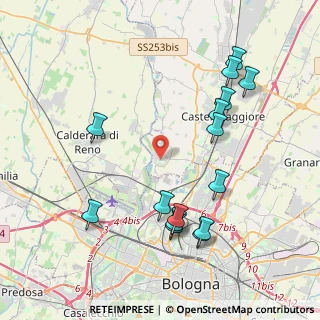 Mappa Via P. Golfieri, 40013 Castel Maggiore BO, Italia (4.47133)