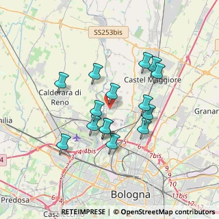 Mappa Via P. Golfieri, 40013 Castel Maggiore BO, Italia (3.09067)