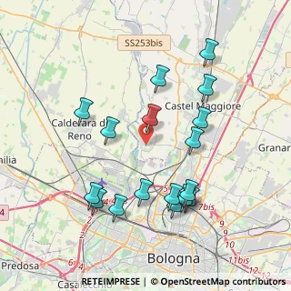 Mappa Via P. Golfieri, 40013 Castel Maggiore BO, Italia (4.02824)